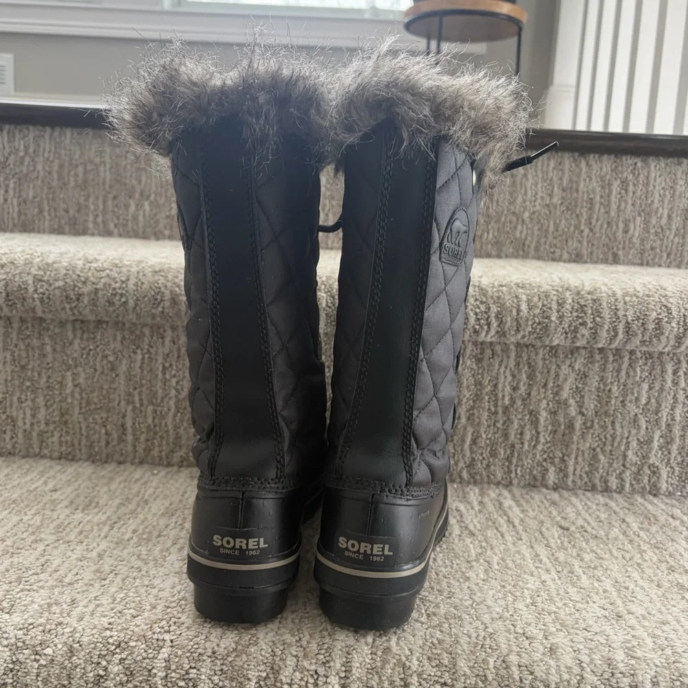 Sorel Tofino Waterproof Snow Boots- Winter Shoes Women's Size 7 Black Outdoor